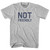 Not Friendly Youth Cotton T-shirt - Grey Heather