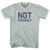 Not Friendly Adult Tri-Blend T-shirt - Athletic Cool Grey