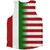 American Flag And Italy Flag Combination Athletic Tank Top