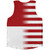 American Flag And Monaco Flag Combination Athletic Tank Top