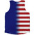 American Flag And American Samoa Flag Combination Athletic Tank Top