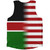 American Flag And Kenya Flag Combination Athletic Tank Top