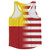 American Flag And Benin Flag Combination Running Racerback Singlet Track Tank Top