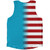American Flag And Palau Flag Combination Athletic Tank Top