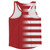 American Flag And Antigua And Barbuda Flag Combination Running Racerback Singlet Track Tank Top