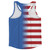 American Flag And Honduras Flag Combination Running Racerback Singlet Track Tank Top