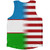 American Flag And Uzbekistan Flag Combination Athletic Tank Top American Flag And Uzbekistan Flag Combination Athletic Tank Top