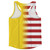 American Flag And Tibet Flag Combination Running Racerback Singlet Track Tank Top