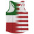 American Flag And Kuwait Flag Combination Running Racerback Singlet Track Tank Top