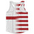 American Flag And Georgia Flag Combination Running Racerback Singlet Track Tank Top