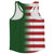 American Flag And Saudi Arabia Flag Combination Running Racerback Singlet Track Tank Top