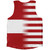American Flag And Lebanon Flag Combination Athletic Tank Top