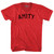 Amity Adult Tri-Blend V-neck T-shirt - Athletic Red
