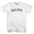 Balkin Womens Cotton Junior Cut T-Shirt - White