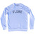 Fluke Adult Tri-Blend Sweatshirt - White