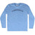 Flabbergasted Adult Tri-Blend Long Sleeve T-shirt - Athletic Blue