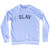 Slav Adult Tri-Blend Sweatshirt - White