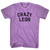 Crazy Legs Adult Tri-Blend T-shirt - Athletic Purple