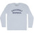 Exceedingly Whimsical Adult Tri-Blend Long Sleeve T-shirt - Athletic White