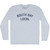 South Bay Local Adult Tri-Blend Long Sleeve T-shirt - Athletic White