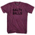 Salty Balls Adult Tri-Blend T-shirt - Athletic Cranberry