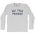 Say Your Prayers Adult Cotton Long Sleeve T-shirt - Grey Heather