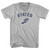 States Running Track Winged Foot Adult Cotton V-neck T-shirt - Grey Heather