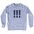Exclamation Points Adult Tri-Blend Sweatshirt - Grey Heather
