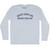 Never Complain Never Explain Adult Tri-Blend Long Sleeve T-shirt - Athletic White