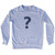 Question Mark Adult Tri-Blend Sweatshirt - Grey Heather