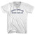Never Complain Never Explain Adult Tri-Blend V-neck T-shirt - White