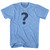 Question Mark Adult Tri-Blend T-shirt - Athletic Blue