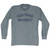Contains Whiskey Adult Tri-Blend Long Sleeve T-shirt - Athletic Grey