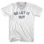 Go Let It Out Adult Tri-Blend V-neck T-shirt - White