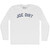 Joe Dirt Adult Cotton Long Sleeve T-shirt - White