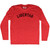 Libertas Adult Tri-Blend Long Sleeve T-shirt - Athletic Red