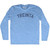 Treinta Adult Tri-Blend Long Sleeve T-shirt - Athletic Blue