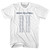 Beach Volleyball Switch Every 7 Points Scoring Chart Youth Cotton T-shirt - White