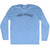 Free-range Adult Tri-Blend Long Sleeve T-shirt - Athletic Blue