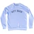 City Suck Adult Tri-Blend Sweatshirt - White