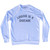 Losing Is A Disease Adult Tri-Blend Sweatshirt - White
