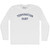 Termination Dust Adult Cotton Long Sleeve T-shirt - White