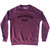Termination Dust Adult Tri-Blend Sweatshirt - Cranberry
