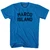 Marco Island Adult Cotton T-shirt - Royal Blue