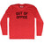 Out of Office Adult Tri-Blend Long Sleeve T-shirt - Athletic Red Out of Office Adult Tri-Blend Long Sleeve T-shirt - Athletic Red