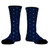 Tequila Pattern Crew Athletic Socks - Navy Blue