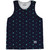 Tequila Pattern Basketball Singlets - Navy Blue