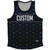 Tequila Pattern Finish Line Custom Athletic Sport Tank Top Made In USA - Navy Blue