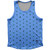Tequila Pattern Athletic Sport Tank Top Made In USA - Carolina Blue