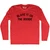 Blame It On The Boogie Adult Tri-Blend Long Sleeve T-shirt - Athletic Red
